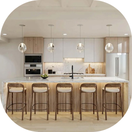 Open, flexible living spaces